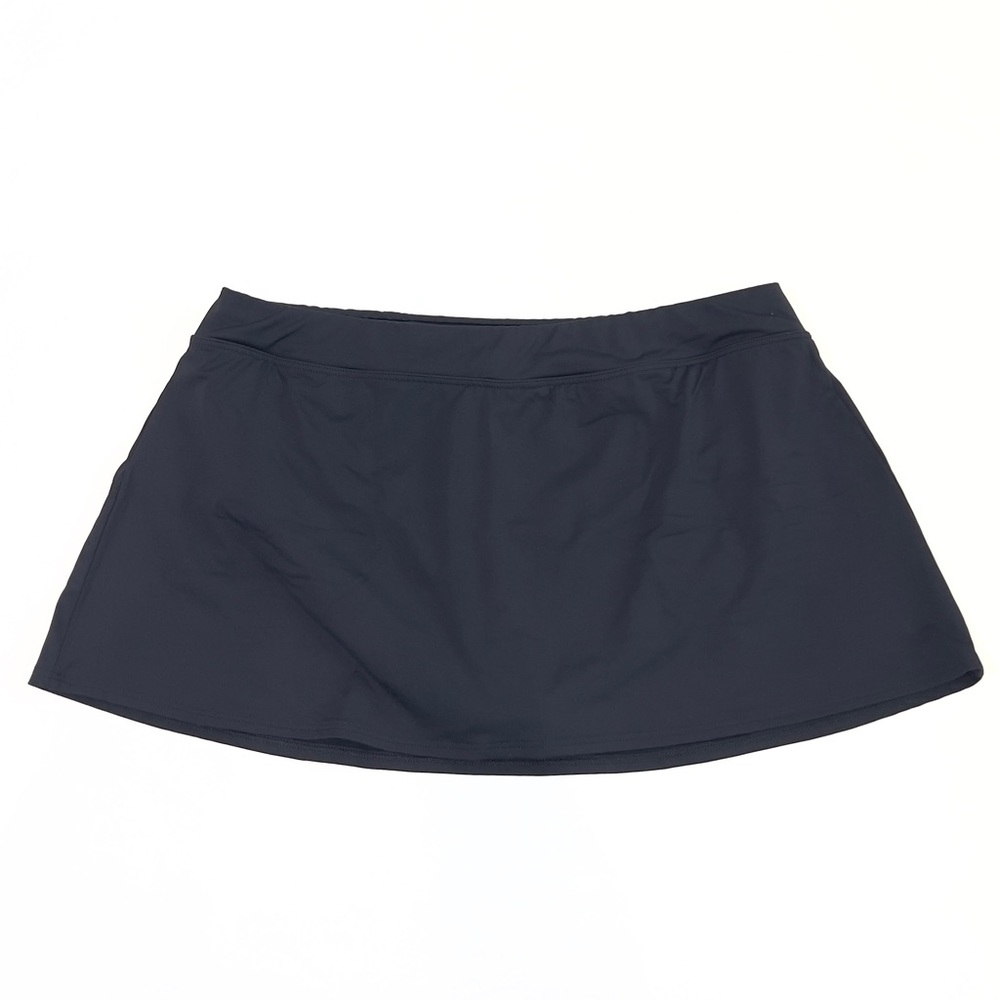 Lands End Swim Skirt with built-in briefs Style 347226 Black size 16
